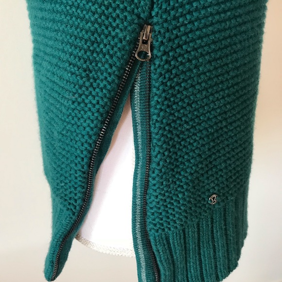 Lululemon Karma Kurmasana Knit Sweater 4 Teal - Picture 7 of 8